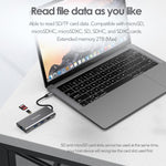 Blueendless HC801 Hub multiporta 8 in 1 da 100 W PD 4K HDMI USB 3.0 USB-C