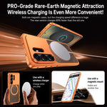 Custodia per telefono antiurto in metallo con fibbia magnetica di raffreddamento., For Galaxy S26 Ultra 5G, For Galaxy S25 Ultra 5G, For Galaxy S24 Ultra 5G, For Galaxy S23 Ultra 5G