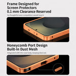 Custodia per telefono antiurto in metallo con fibbia magnetica di raffreddamento., For Galaxy S26 Ultra 5G, For Galaxy S25 Ultra 5G, For Galaxy S24 Ultra 5G, For Galaxy S23 Ultra 5G