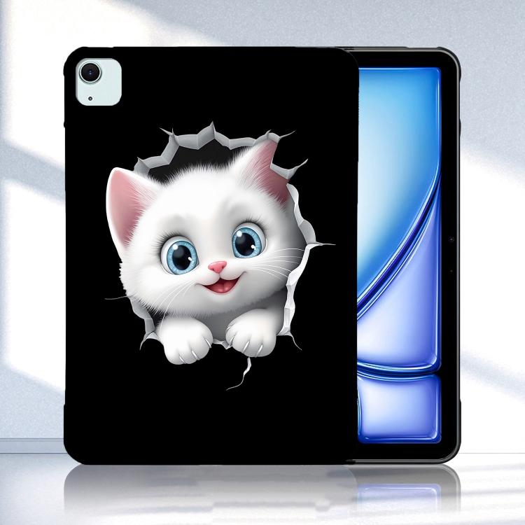 Custodia per tablet in TPU con motivo a colori, For iPad Air 13 2026 / 2025 / 2024, For iPad Air 11 2026 / 2025 / 2024