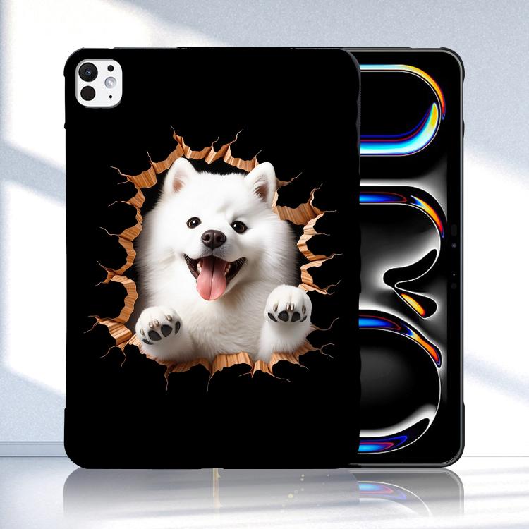 Custodia per tablet in TPU con motivo a colori, For iPad Pro 13 2025 / 2024, For iPad Pro 11 2025 / 2024