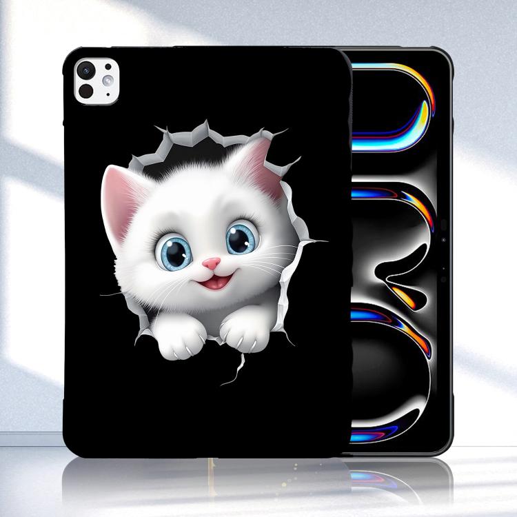 Custodia per tablet in TPU con motivo a colori, For iPad Pro 13 2025 / 2024, For iPad Pro 11 2025 / 2024