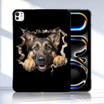 Custodia per tablet in TPU con motivo a colori, For iPad Pro 13 2025 / 2024, For iPad Pro 11 2025 / 2024