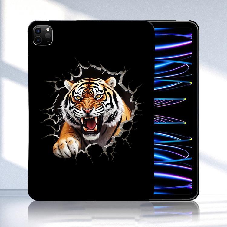 Custodia per tablet in TPU con motivo a colori, For iPad Pro 12.9 2022 / 2021 / 2020, For iPad Pro 11 2022 / 2021 / 2020