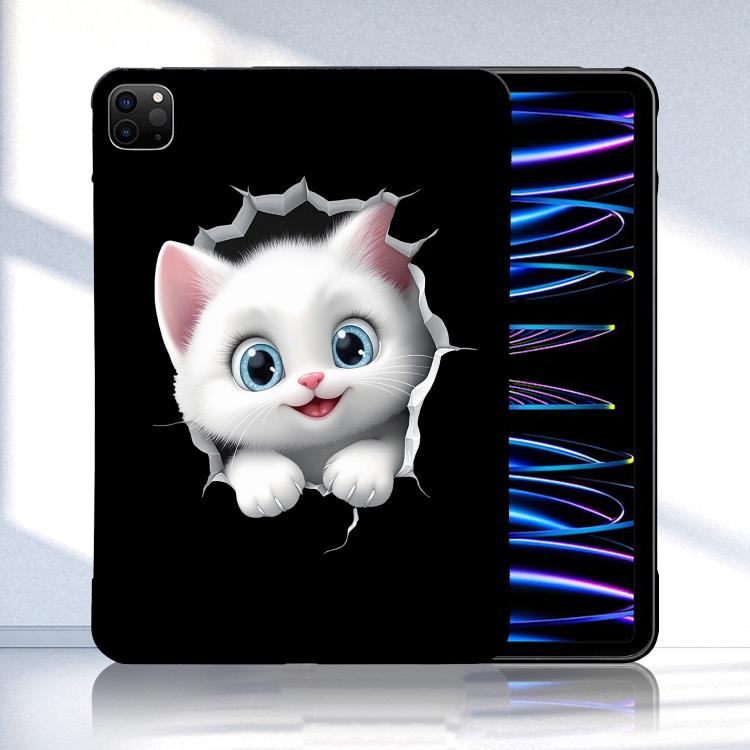 Custodia per tablet in TPU con motivo a colori, For iPad Pro 12.9 2022 / 2021 / 2020, For iPad Pro 11 2022 / 2021 / 2020