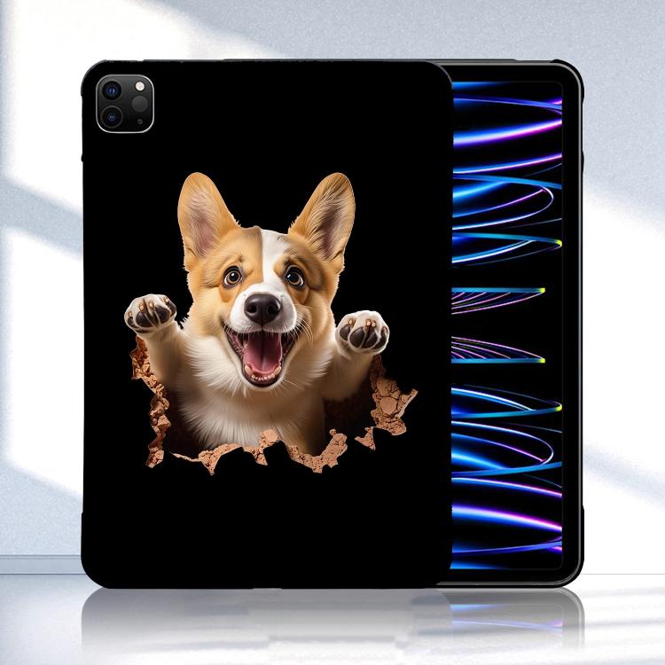 Custodia per tablet in TPU con motivo a colori, For iPad Pro 12.9 2022 / 2021 / 2020, For iPad Pro 11 2022 / 2021 / 2020