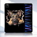 Custodia per tablet in TPU con motivo a colori, For iPad Pro 12.9 2022 / 2021 / 2020, For iPad Pro 11 2022 / 2021 / 2020