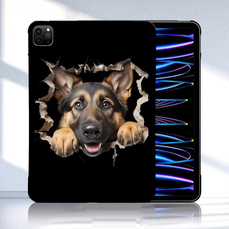 Custodia per tablet in TPU con motivo a colori, For iPad Pro 12.9 2022 / 2021 / 2020, For iPad Pro 11 2022 / 2021 / 2020