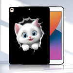 Custodia per tablet in TPU con motivo a colori, For iPad 10.2 2021 / 2020 / Air 10.5 2019, For iPad mini 5 / 4