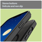 Custodia per telefono magnetica ibrida in PC TPU traslucido satinato con foro per fotocamera di precisione della serie Fanying, For iPhone 14, For iPhone 14 Pro