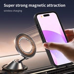 Custodia per telefono magnetica ibrida in PC TPU traslucido satinato con foro per fotocamera di precisione della serie Fanying, For iPhone 15, For iPhone 14 Plus