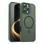Custodia per telefono magnetica ibrida in PC TPU traslucido satinato con foro per fotocamera di precisione della serie Fanying, For iPhone Air, For iPhone 16 Pro Max