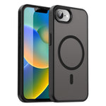 Custodia per telefono magnetica ibrida in PC TPU traslucido satinato con foro per fotocamera di precisione della serie Fanying, For iPhone 16e / 17e, For iPhone 17 Pro Max