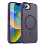 Custodia per telefono magnetica ibrida in PC TPU traslucido satinato con foro per fotocamera di precisione della serie Fanying, For iPhone 16e / 17e, For iPhone 17 Pro Max