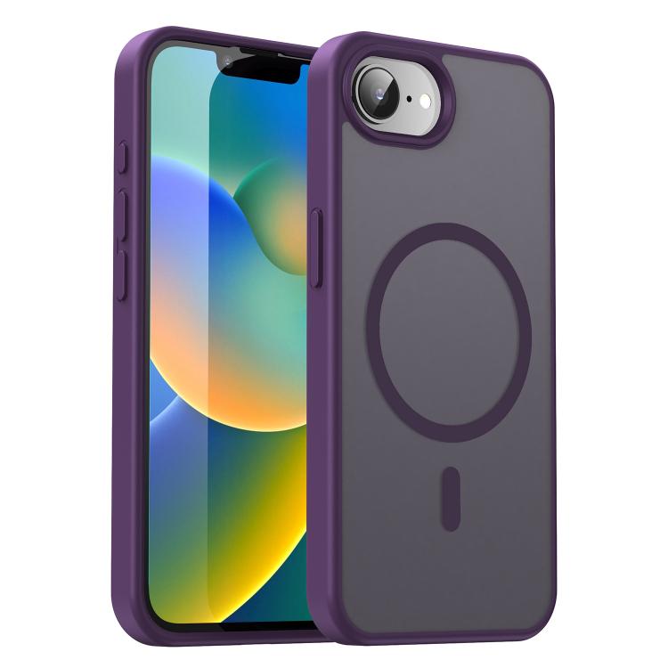 Custodia per telefono magnetica ibrida in PC TPU traslucido satinato con foro per fotocamera di precisione della serie Fanying, For iPhone 16e / 17e, For iPhone 17 Pro Max
