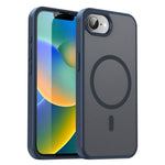 Custodia per telefono magnetica ibrida in PC TPU traslucido satinato con foro per fotocamera di precisione della serie Fanying, For iPhone 16e / 17e, For iPhone 17 Pro Max