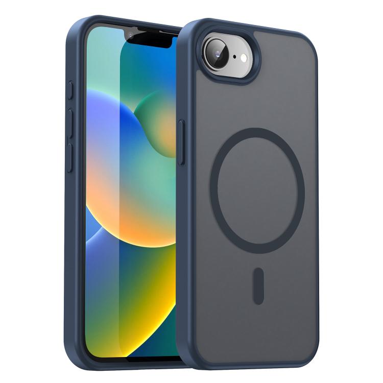 Custodia per telefono magnetica ibrida in PC TPU traslucido satinato con foro per fotocamera di precisione della serie Fanying, For iPhone 16e / 17e, For iPhone 17 Pro Max