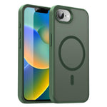 Custodia per telefono magnetica ibrida in PC TPU traslucido satinato con foro per fotocamera di precisione della serie Fanying, For iPhone 16e / 17e, For iPhone 17 Pro Max