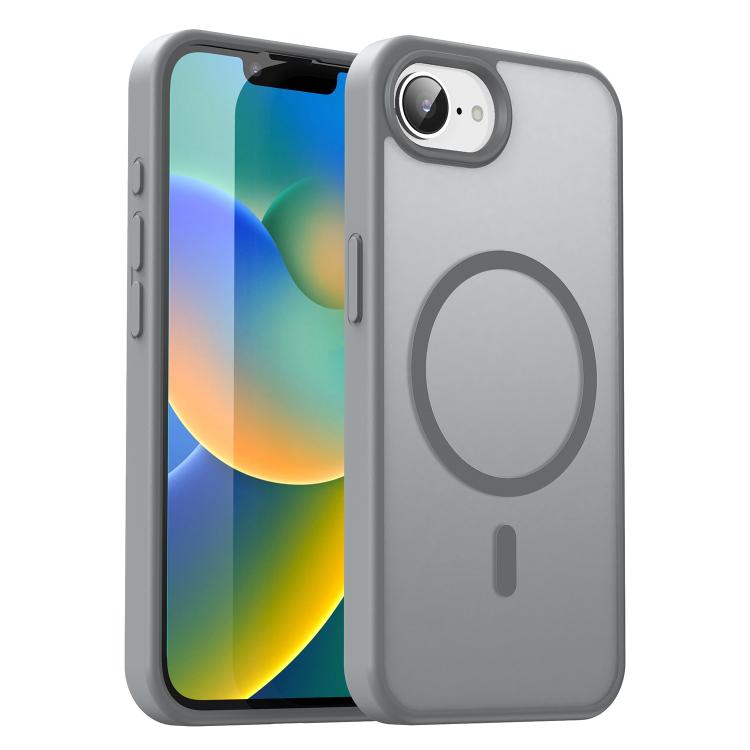 Custodia per telefono magnetica ibrida in PC TPU traslucido satinato con foro per fotocamera di precisione della serie Fanying, For iPhone 16e / 17e, For iPhone 17 Pro Max
