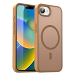 Custodia per telefono magnetica ibrida in PC TPU traslucido satinato con foro per fotocamera di precisione della serie Fanying, For iPhone 16e / 17e, For iPhone 17 Pro Max