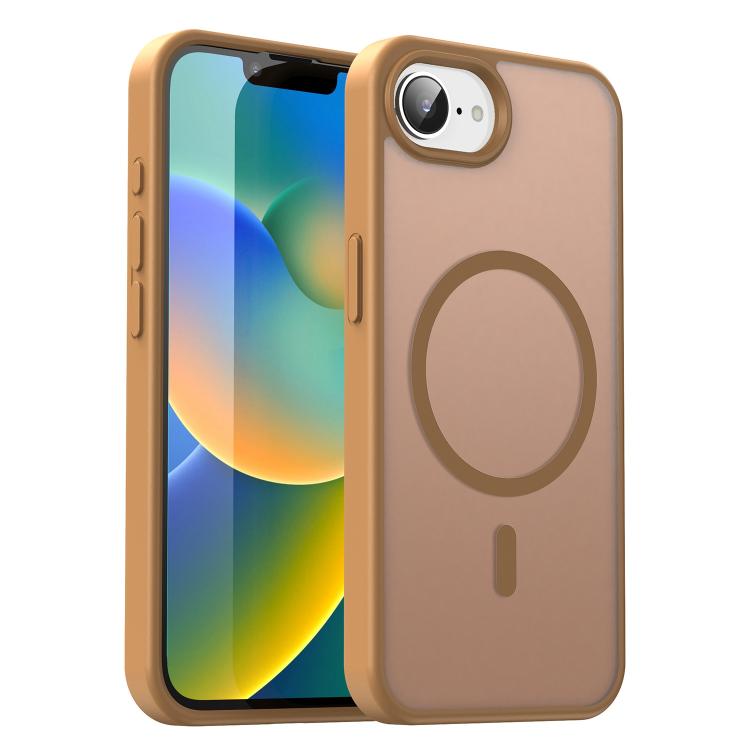 Custodia per telefono magnetica ibrida in PC TPU traslucido satinato con foro per fotocamera di precisione della serie Fanying, For iPhone 16e / 17e, For iPhone 17 Pro Max