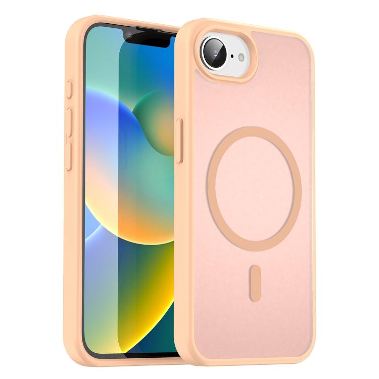 Custodia per telefono magnetica ibrida in PC TPU traslucido satinato con foro per fotocamera di precisione della serie Fanying, For iPhone 16e / 17e, For iPhone 17 Pro Max