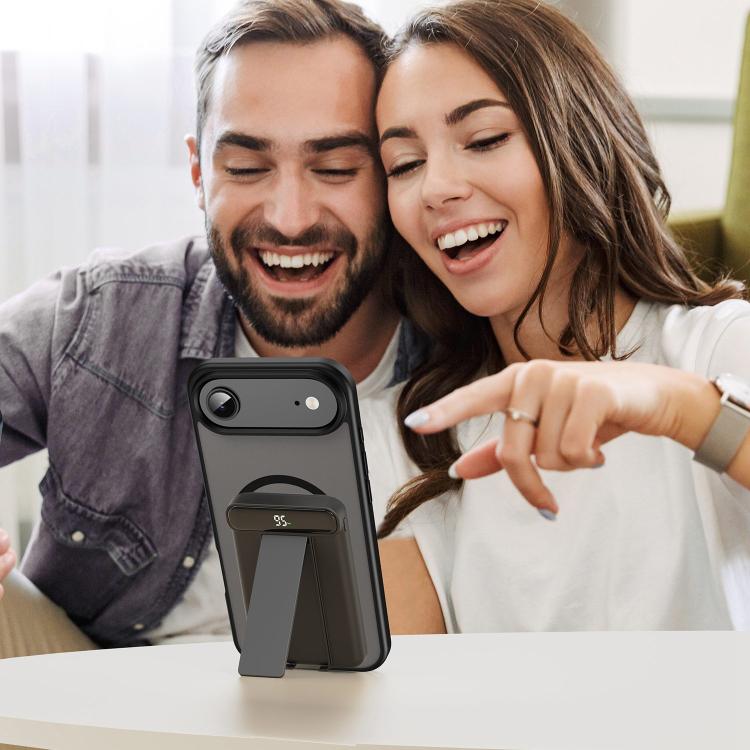 Custodia per telefono magnetica ibrida in PC TPU traslucido satinato con foro per fotocamera di precisione della serie Fanying, For iPhone Air, For iPhone 16 Pro Max
