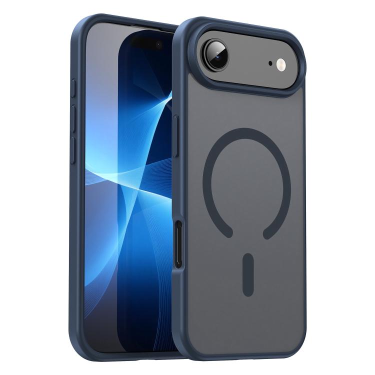Custodia per telefono magnetica ibrida in PC TPU traslucido satinato con foro per fotocamera di precisione della serie Fanying, For iPhone Air, For iPhone 16 Pro Max