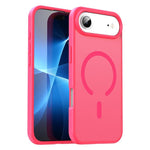 Custodia per telefono magnetica ibrida in PC TPU traslucido satinato con foro per fotocamera di precisione della serie Fanying, For iPhone Air, For iPhone 16 Pro Max