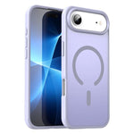 Custodia per telefono magnetica ibrida in PC TPU traslucido satinato con foro per fotocamera di precisione della serie Fanying, For iPhone Air, For iPhone 16 Pro Max