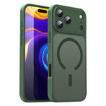 Custodia per telefono magnetica ibrida in PC TPU traslucido satinato con foro per fotocamera di precisione della serie Fanying, For iPhone 18 Pro, For iPhone 18 Pro Max