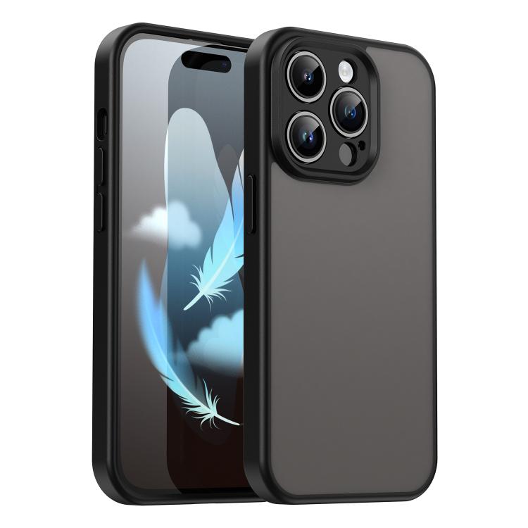 Custodia per telefono Fanying Series con foro per fotocamera di precisione, in PC ibrido TPU traslucido satinato, finitura ibrida TPU traslucida, ibrida in TPU., For iPhone 14, For iPhone 14 Pro
