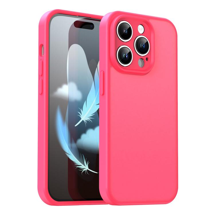 Custodia per telefono Fanying Series con foro per fotocamera di precisione, in PC ibrido TPU traslucido satinato, finitura ibrida TPU traslucida, ibrida in TPU., For iPhone 14, For iPhone 14 Pro