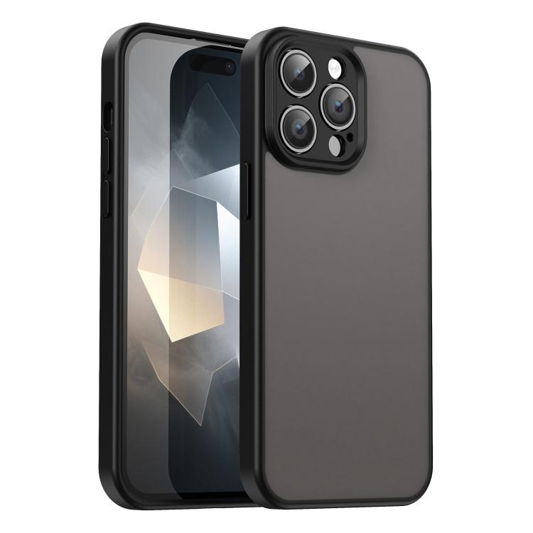 Custodia per telefono Fanying Series con foro per fotocamera di precisione, in PC ibrido TPU traslucido satinato, finitura ibrida TPU traslucida, ibrida in TPU., For iPhone 14 Pro Max, For iPhone 13 Pro Max
