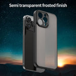 Custodia per telefono Fanying Series con foro per fotocamera di precisione, in PC ibrido TPU traslucido satinato, finitura ibrida TPU traslucida, ibrida in TPU., For iPhone 14 Pro Max, For iPhone 13 Pro Max