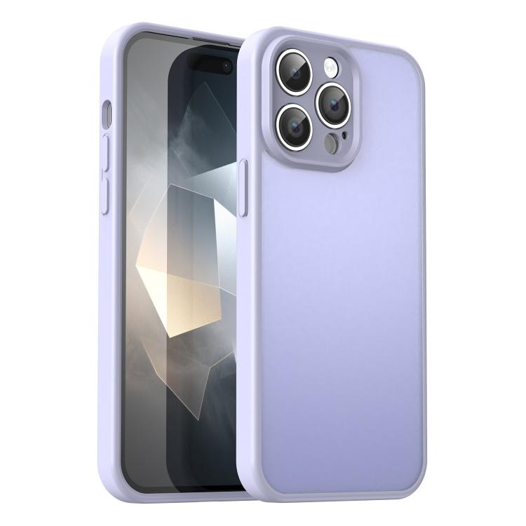 Custodia per telefono Fanying Series con foro per fotocamera di precisione, in PC ibrido TPU traslucido satinato, finitura ibrida TPU traslucida, ibrida in TPU., For iPhone 14 Pro Max, For iPhone 13 Pro Max