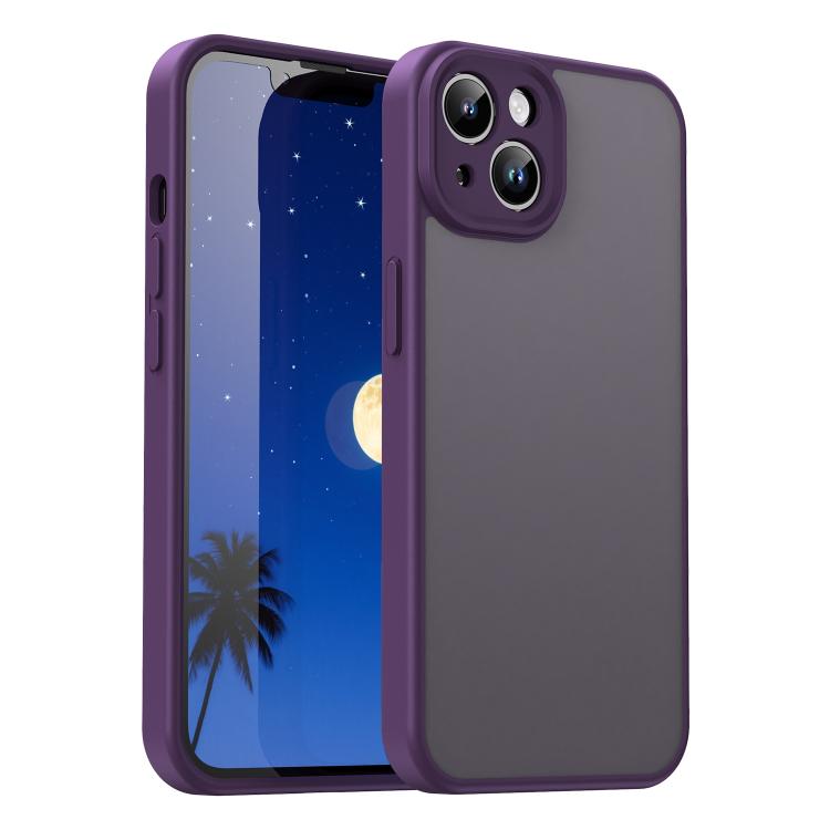 Custodia per telefono Fanying Series con foro per fotocamera di precisione, in PC ibrido TPU traslucido satinato, finitura ibrida TPU traslucida, ibrida in TPU., For iPhone 13 Pro, For iPhone 13