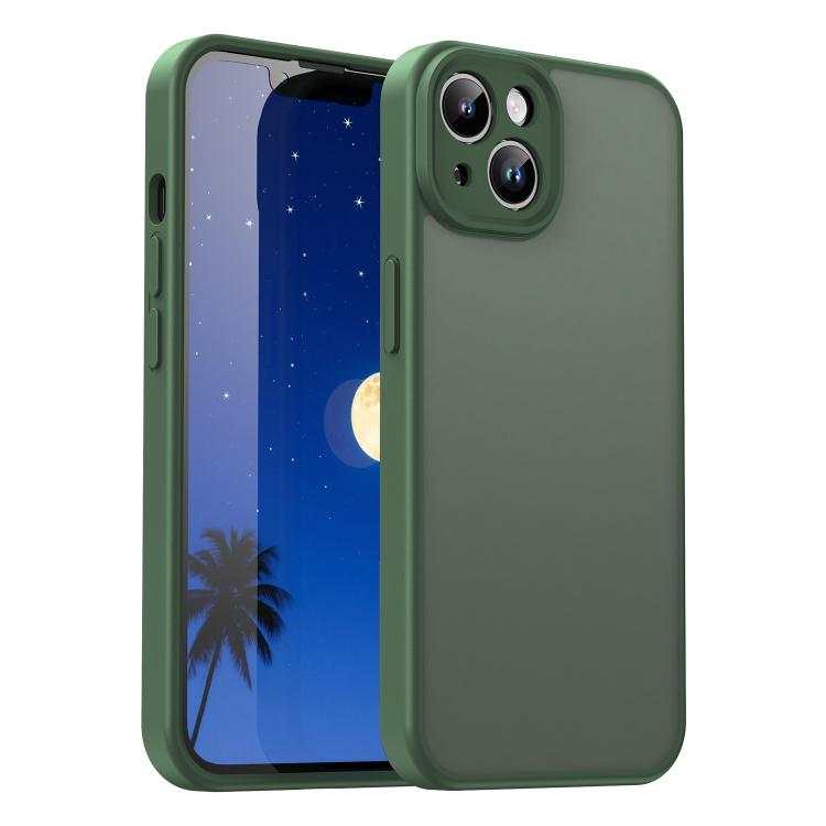 Custodia per telefono Fanying Series con foro per fotocamera di precisione, in PC ibrido TPU traslucido satinato, finitura ibrida TPU traslucida, ibrida in TPU., For iPhone 13 Pro, For iPhone 13