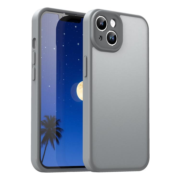 Custodia per telefono Fanying Series con foro per fotocamera di precisione, in PC ibrido TPU traslucido satinato, finitura ibrida TPU traslucida, ibrida in TPU., For iPhone 13 Pro, For iPhone 13