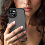 Custodia per telefono Fanying Series con foro per fotocamera di precisione, in PC ibrido TPU traslucido satinato, finitura ibrida TPU traslucida, ibrida in TPU., For iPhone 14, For iPhone 14 Pro