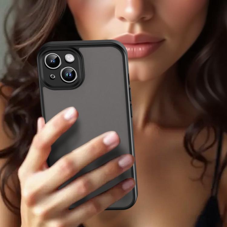 Custodia per telefono Fanying Series con foro per fotocamera di precisione, in PC ibrido TPU traslucido satinato, finitura ibrida TPU traslucida, ibrida in TPU., For iPhone 14, For iPhone 14 Pro