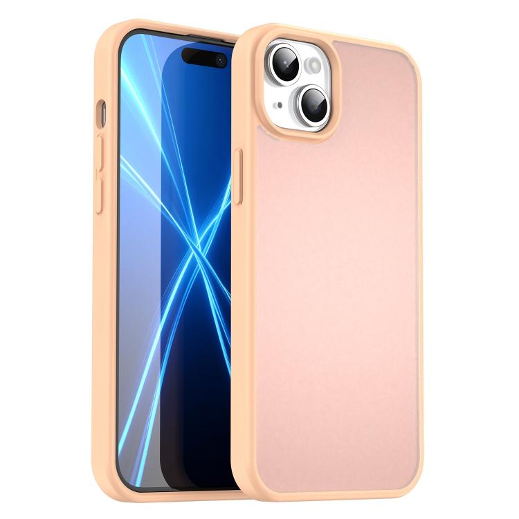 Custodia per telefono Fanying Series con foro per fotocamera di precisione, in PC ibrido TPU traslucido satinato, finitura ibrida TPU traslucida, ibrida in TPU., For iPhone 15, For iPhone 14 Plus