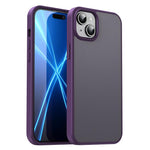 Custodia per telefono Fanying Series con foro per fotocamera di precisione, in PC ibrido TPU traslucido satinato, finitura ibrida TPU traslucida, ibrida in TPU., For iPhone 15 Pro, For iPhone 15 Plus