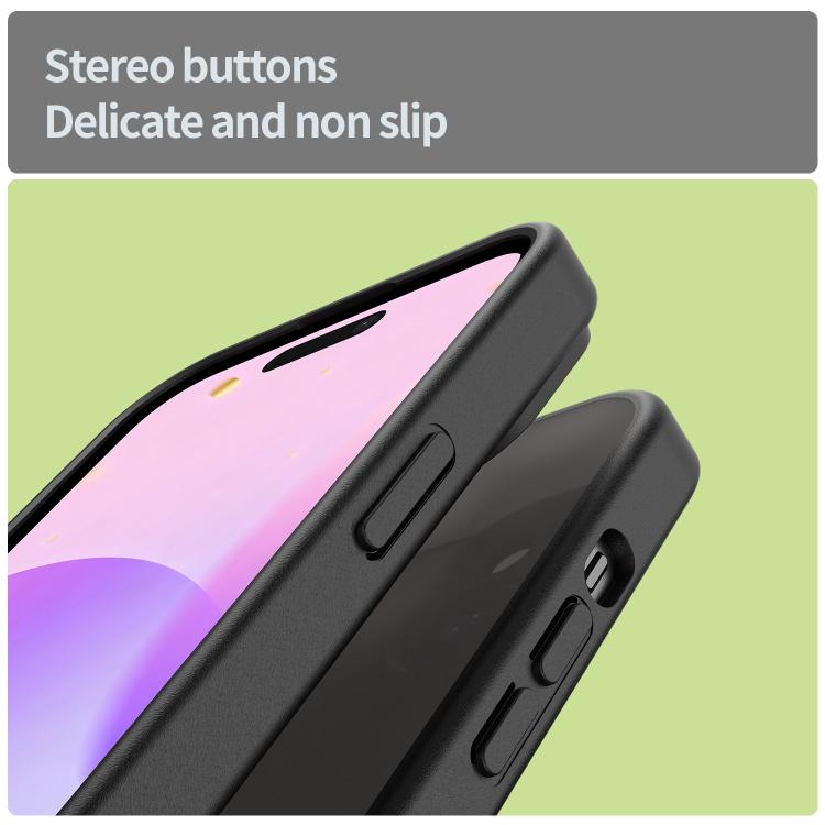 Custodia per telefono Fanying Series con foro per fotocamera di precisione, in PC ibrido TPU traslucido satinato, finitura ibrida TPU traslucida, ibrida in TPU., For iPhone 15, For iPhone 14 Plus