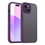Custodia per telefono Fanying Series con foro per fotocamera di precisione, in PC ibrido TPU traslucido satinato, finitura ibrida TPU traslucida, ibrida in TPU., For iPhone 15, For iPhone 14 Plus