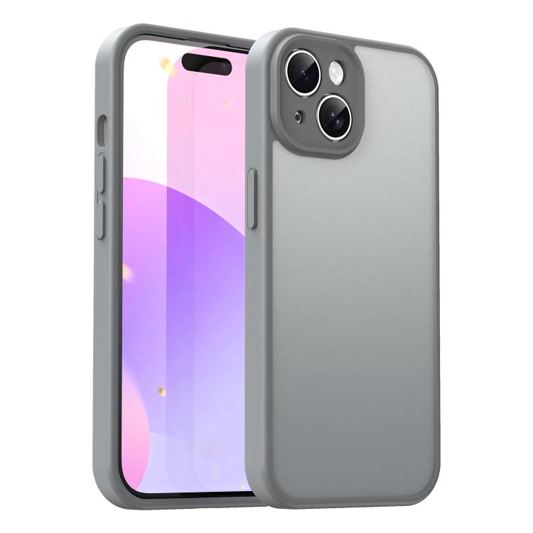 Custodia per telefono Fanying Series con foro per fotocamera di precisione, in PC ibrido TPU traslucido satinato, finitura ibrida TPU traslucida, ibrida in TPU., For iPhone 15, For iPhone 14 Plus