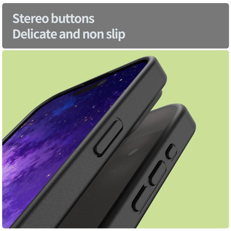 Custodia per telefono Fanying Series con foro per fotocamera di precisione, in PC ibrido TPU traslucido satinato, finitura ibrida TPU traslucida, ibrida in TPU., For iPhone 15 Pro, For iPhone 15 Plus