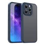 Custodia per telefono Fanying Series con foro per fotocamera di precisione, in PC ibrido TPU traslucido satinato, finitura ibrida TPU traslucida, ibrida in TPU., For iPhone 15 Pro, For iPhone 15 Plus