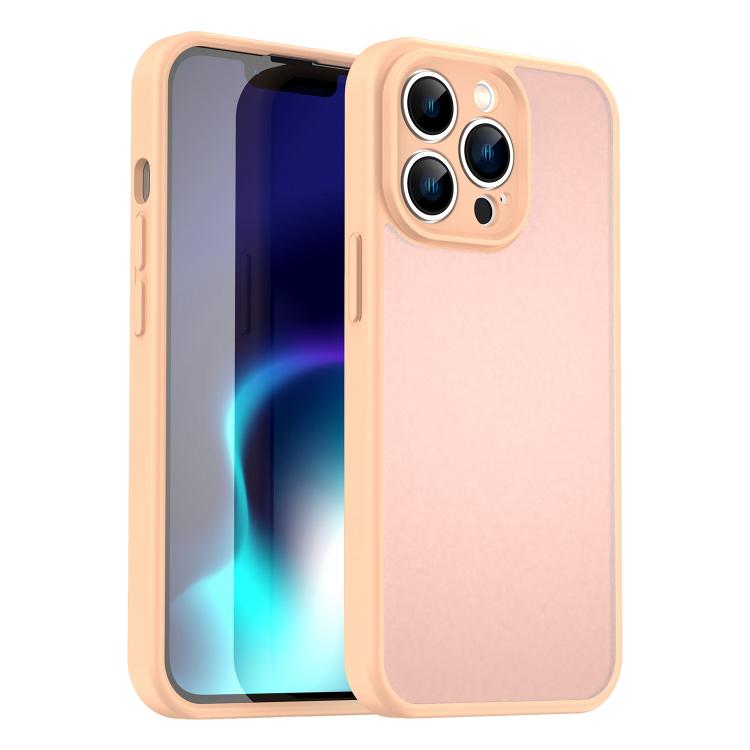 Custodia per telefono Fanying Series con foro per fotocamera di precisione, in PC ibrido TPU traslucido satinato, finitura ibrida TPU traslucida, ibrida in TPU., For iPhone 13 Pro, For iPhone 13