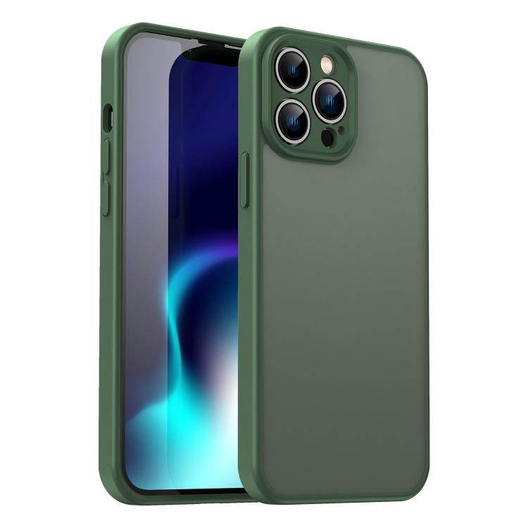 Custodia per telefono Fanying Series con foro per fotocamera di precisione, in PC ibrido TPU traslucido satinato, finitura ibrida TPU traslucida, ibrida in TPU., For iPhone 14 Pro Max, For iPhone 13 Pro Max